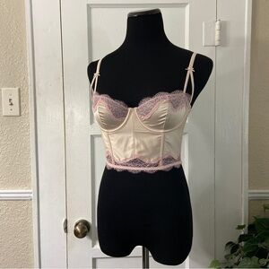 Victoria’s Secret Camisole Boning Bustier Balconet Bralette